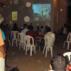 CINECLUBE IPHANAQ REALIZA EXIBIÇÃO DURANTE OS FESTEJOS DA PADROEIRA DA COMUNIDADE DE LAJES