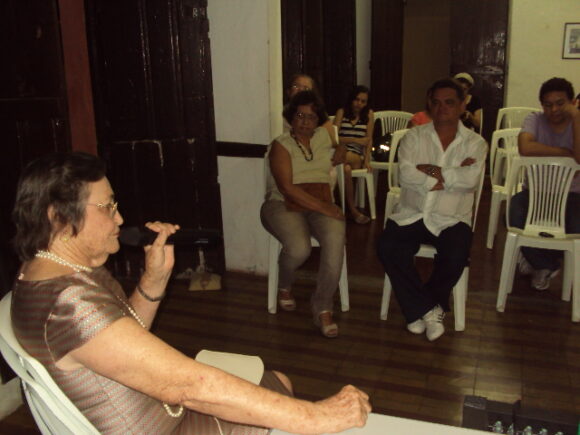 DONA ZILÁ CARNEIRO PARTICIPA DO 31º PAPO CULTURAL