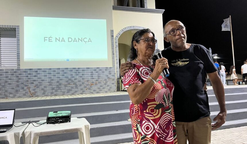 Cineclube IPHANAQ leva exibição de “Fé na Dança” à Festa da Padroeira em Lagoa Cercada